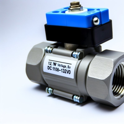12.0W Female Threaded Ball Valve for DC108-132V Voltage Range in Industrial and Heavy-Duty Applications