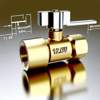 12.0W Brass Mini Ball Valve Perfect for Your End Coffee Machine