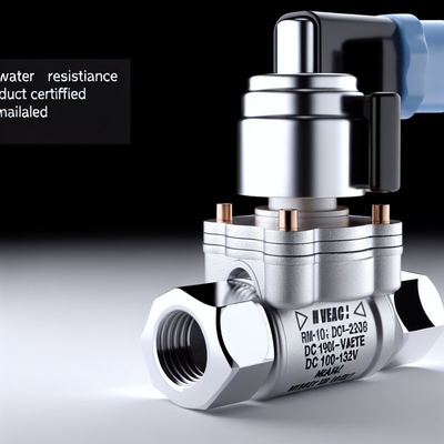 High Temperature Resistance Micro Water Valve with REACH Certification and DC108-132V Voltage Range