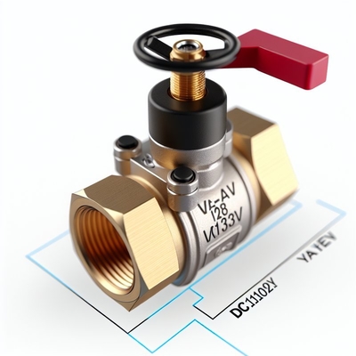 Drinking Machines and Coffee Machines Female Threaded Ball Valve with Voltage Range DC108-132V