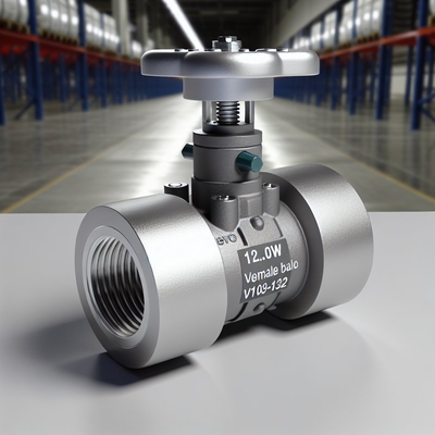 12.0W Female Threaded Ball Valve for DC108-132V Voltage Range in Industrial and Heavy-Duty Applications